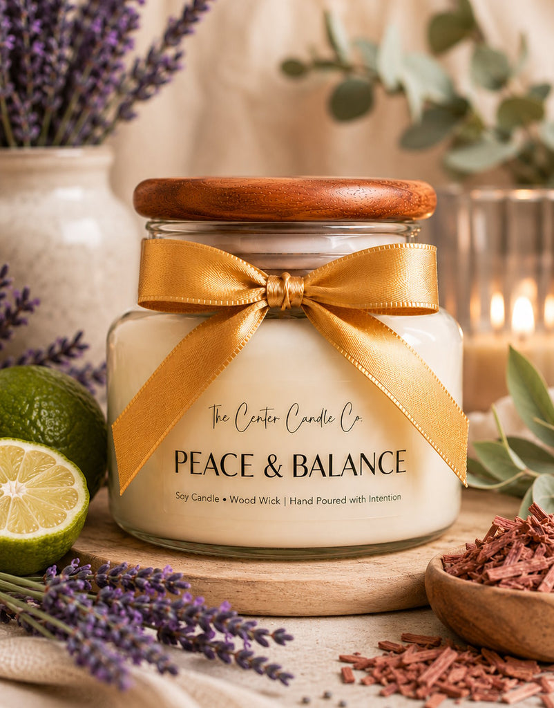 Peace and Balance - 10oz – The Center Candle Co.